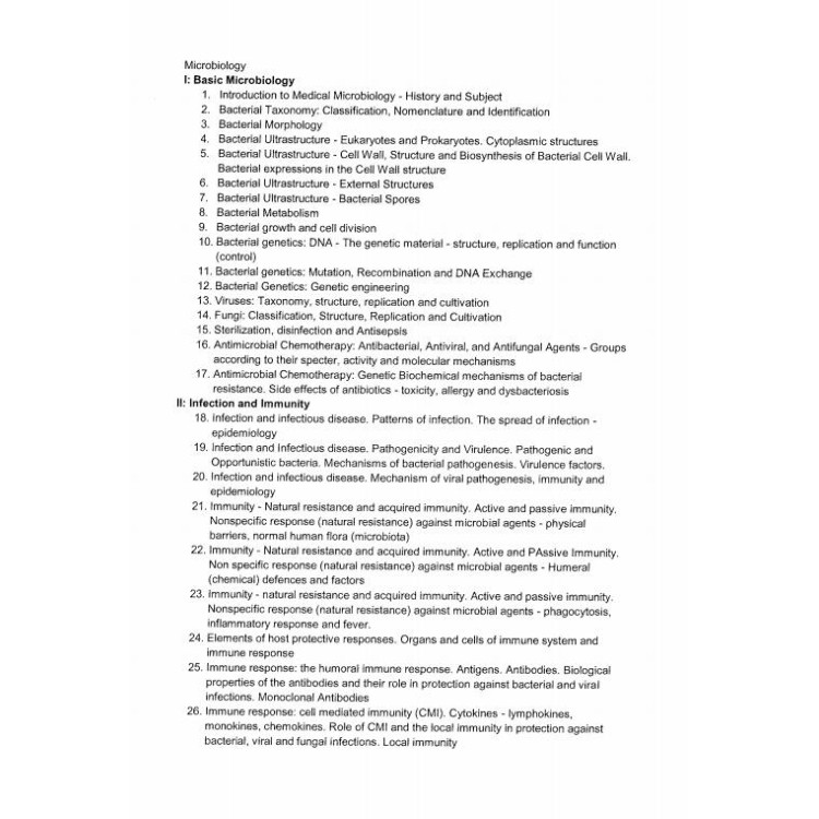 Microbiology