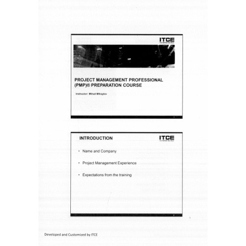 Project Management Professional (PMP) Preparation Course 