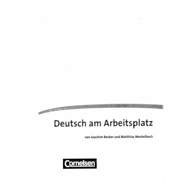 Deutsch am Abeittsplatz