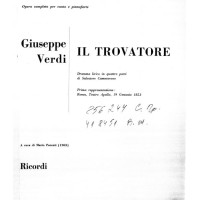 Guiseppe Verdi Il Trovatore