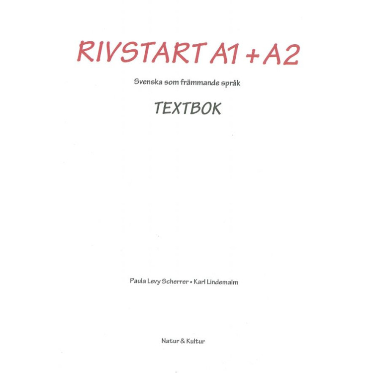 Rivstart A1+A2 Textbok