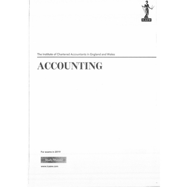 Accounting Study Manual 2019