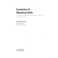 Economics of monetary union eight edition Economics of monetary union eight edition