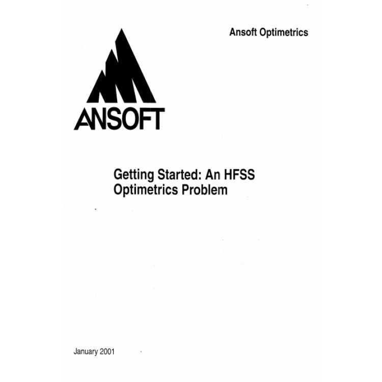 Getting Started: An HFSS Optimetrics Problem