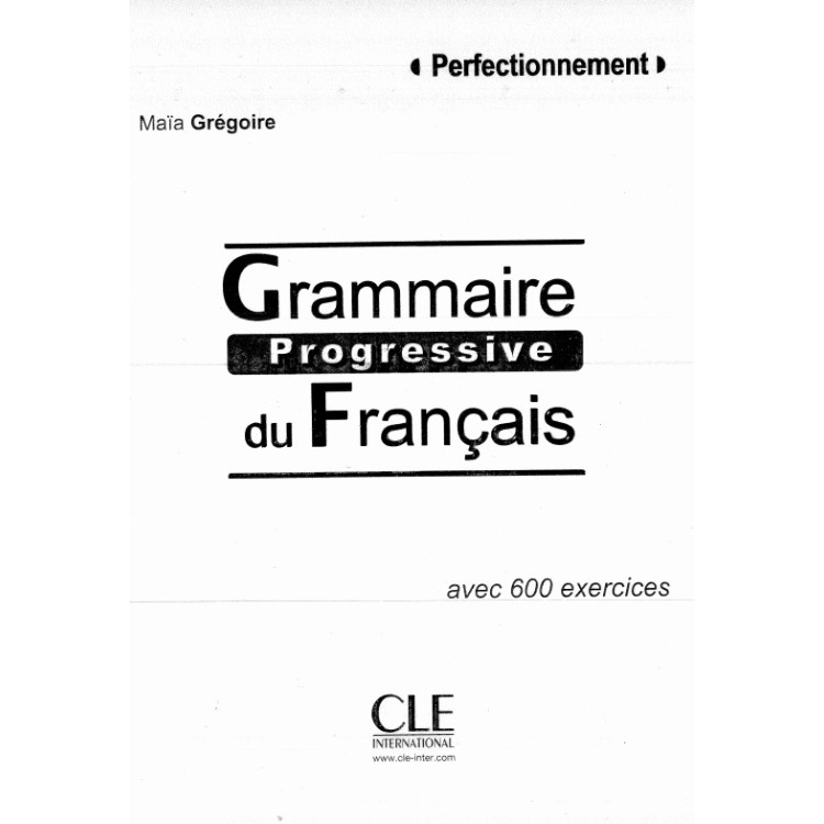 Grammaire du Francais 600 exercices