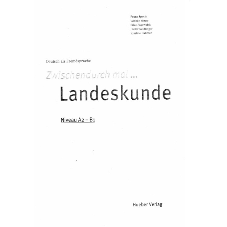 Landeskunde niveau a2 - b1
