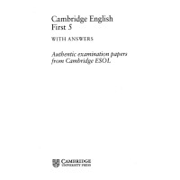 Cambridge First Certificate in English 5