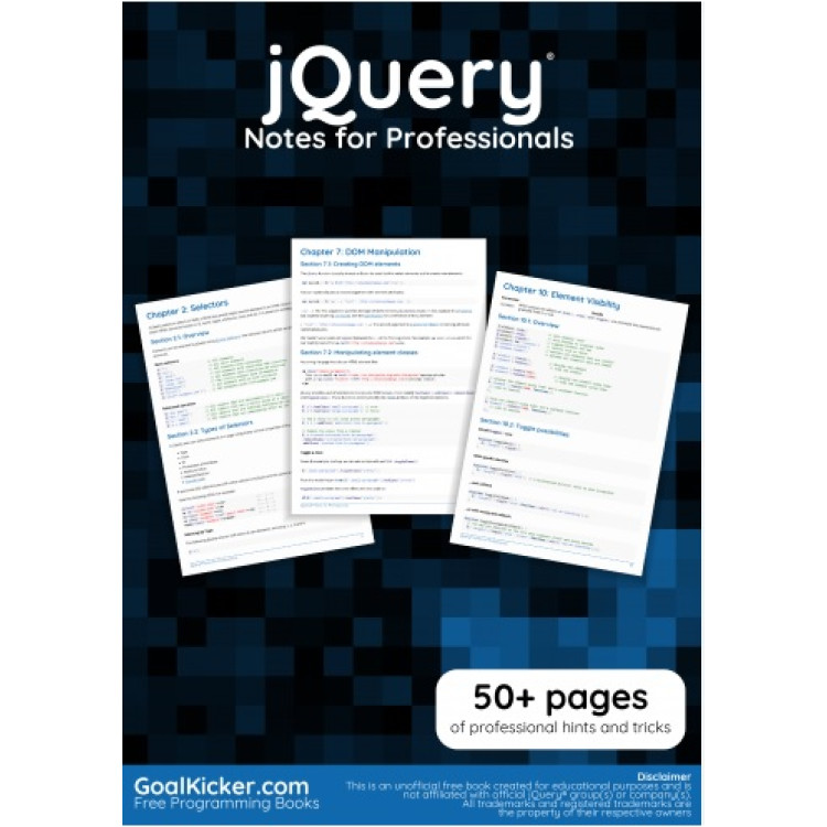 jQuery Notes For Professionals