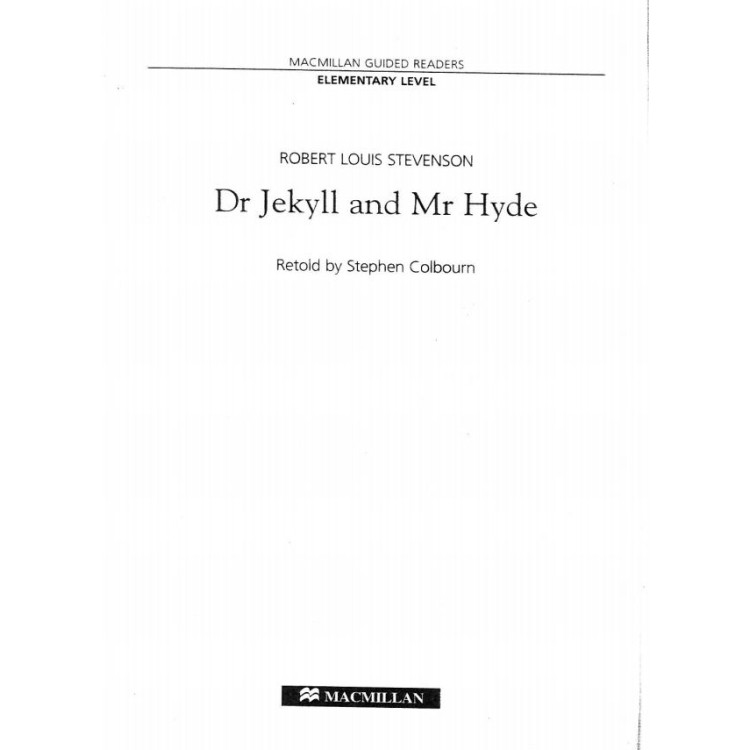 Dr Jekyll and Mr Hyde