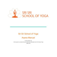 Sri  Sri School of  Yoga  Asana Manual