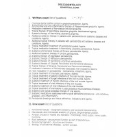 Periodontology semestral exam - notes Periodontology semestral exam - notes