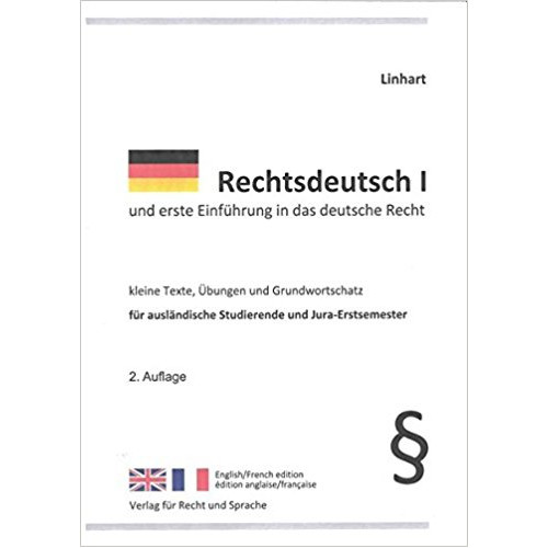 Rechtsdeutsch - Linhart 2016 Rechtsdeutsch - Linhart 2016