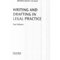 writing and drafting in legal practice