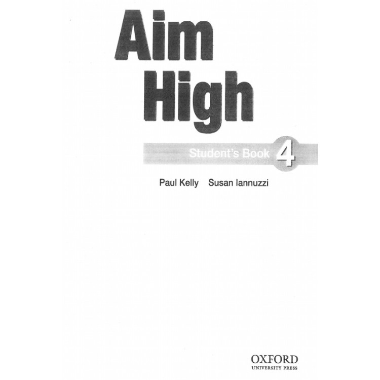 Aim high student's book 4
