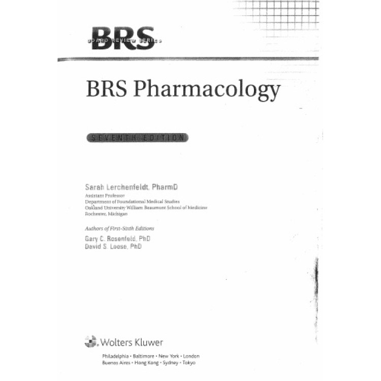 BRS Pharmacology