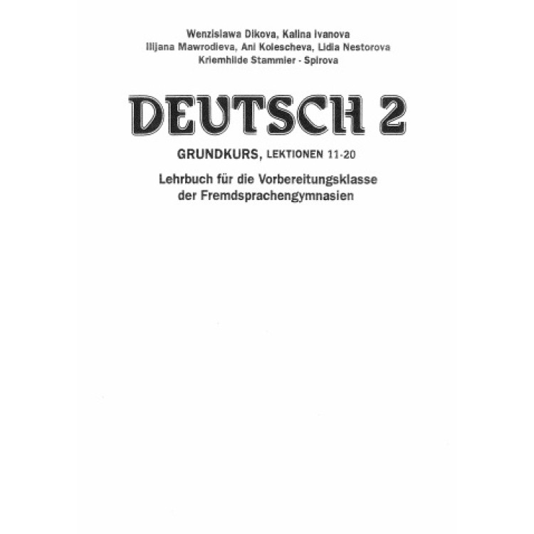 Deutsch 2 grundkurs lektionen 11-20