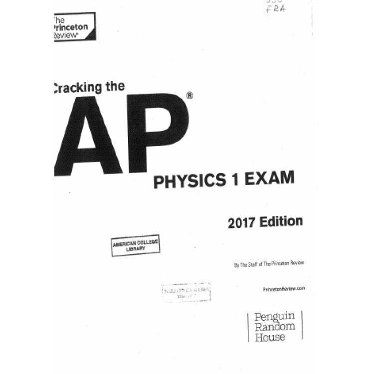 AP physics exam 2017 edition