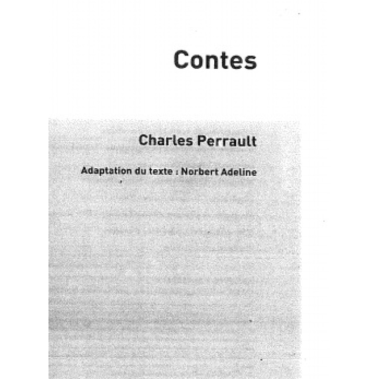 Contes Charles Perrault