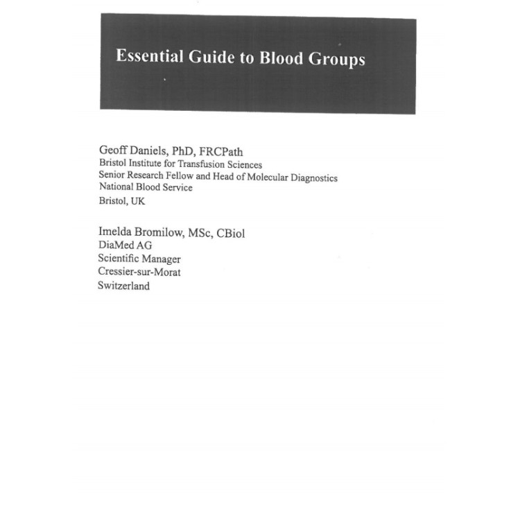 Essential guide to blood groups