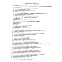 General Surgery Examination Questionnaire 5th degree Medical Students General Surgery Examination Questionnaire 5th degree Medical Students