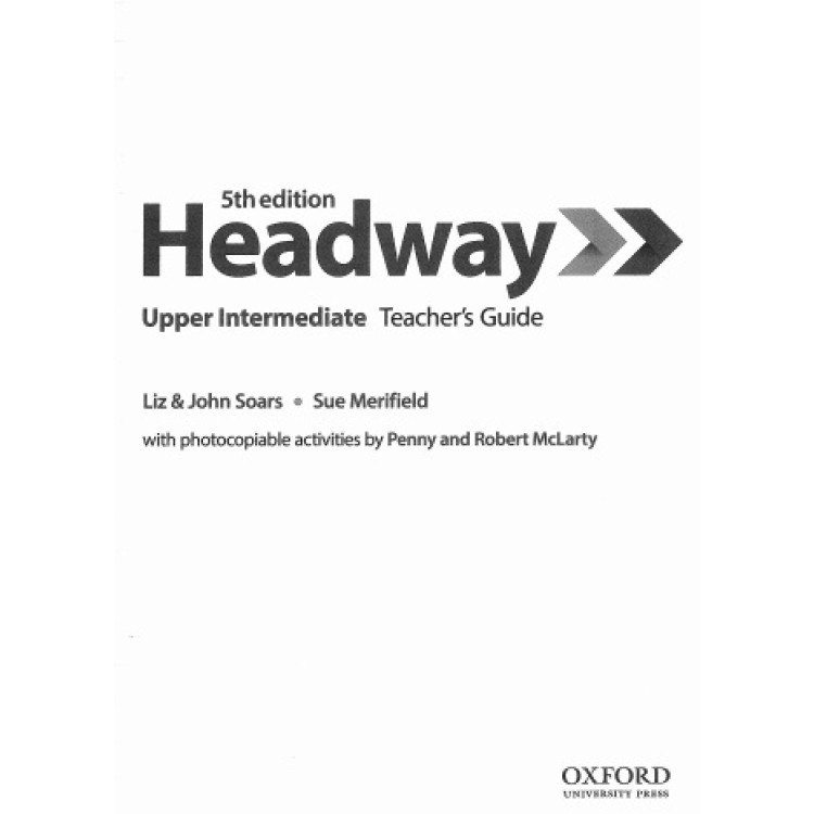 Headway Upper intermediate Teachers  book 5th edition