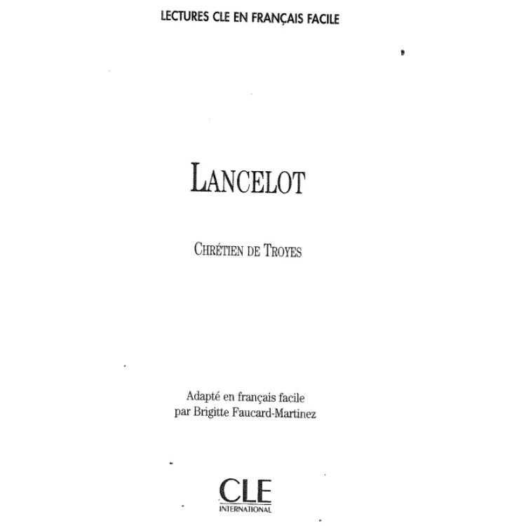 Lancelot, Chretien de Troyes
