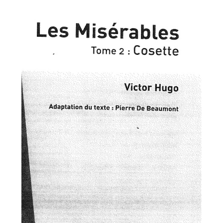 Les Miserables Tome 2 Cosette