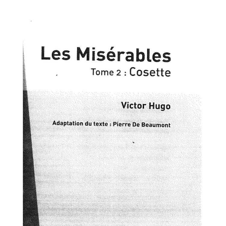 Les Miserables Tome 2 Cosette
