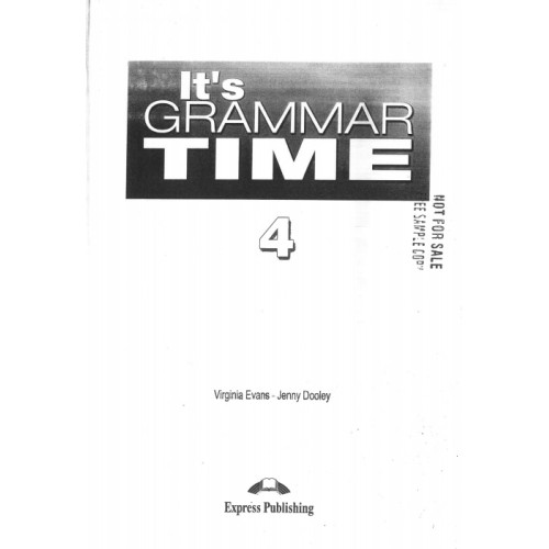 It's grammar time 4 SB It's grammar time 4 SB
