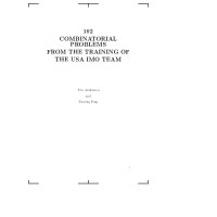 Titu Andreescu, Zuming Feng - 102 combinatorial problems from the training of the USA IMO team (2002, Birkh%U00E4user Boston) - libgen.li Titu Andreescu, Zuming Feng - 102 combinatorial problems from the training of the USA IMO team (2002, Birkh%U00E4user Boston) - libgen.li