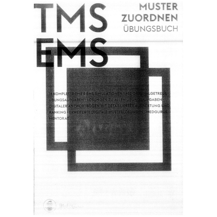 TMS EMS Muster Zuordnen Ubungsbuch