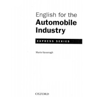 English for the Automobile Industry, Kavanagh English for the Automobile Industry, Kavanagh