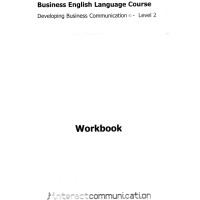 Business English language course workbook level 2 Business English language course workbook level 2
