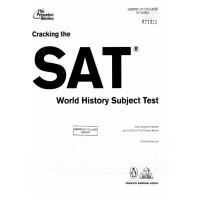 Cracking the SAT - World history Subject Test Cracking the SAT - World history Subject Test