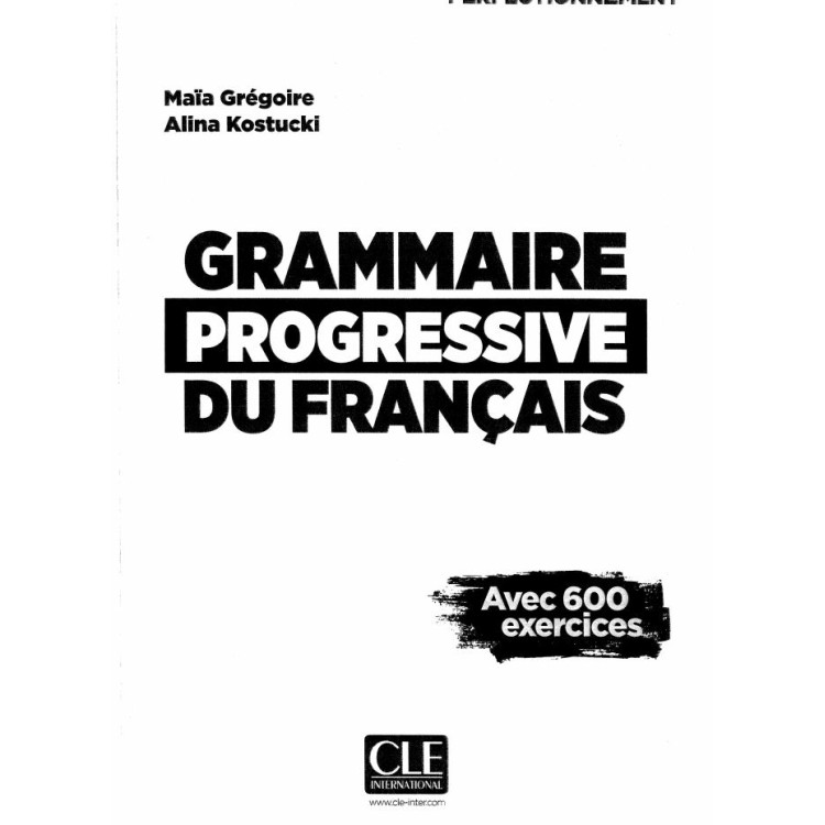 Grammaire progressive du francais - Gregoire