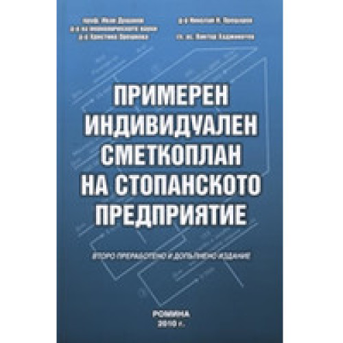 Примерен индивидуален сметкоплан на стопанското предприятие Примерен индивидуален сметкоплан на стопанското предприятие