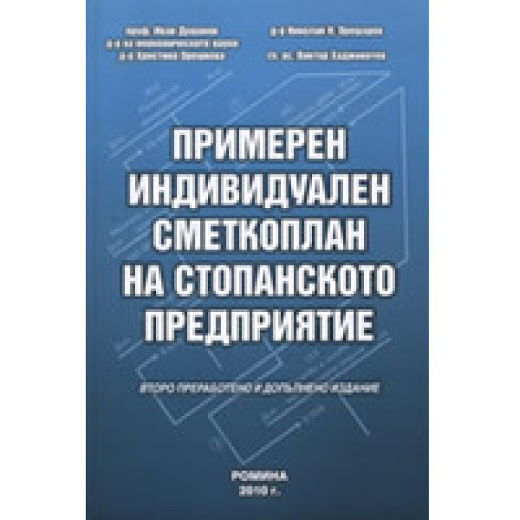 Примерен индивидуален сметкоплан на стопанското предприятие