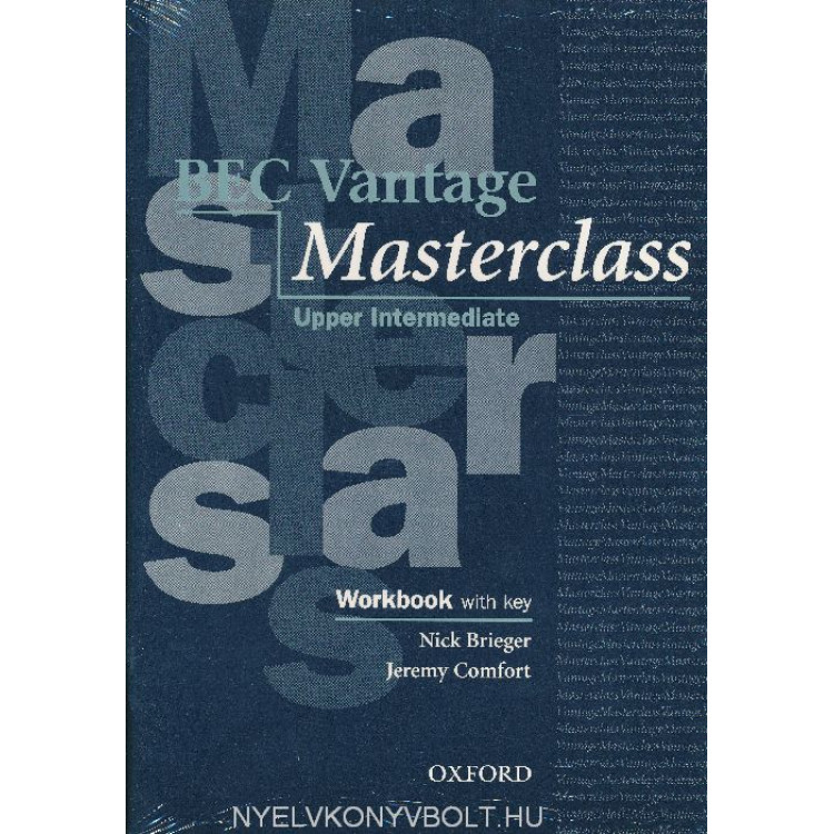 Bec Vantage Masterclass Upper Intermediate Workbook with key