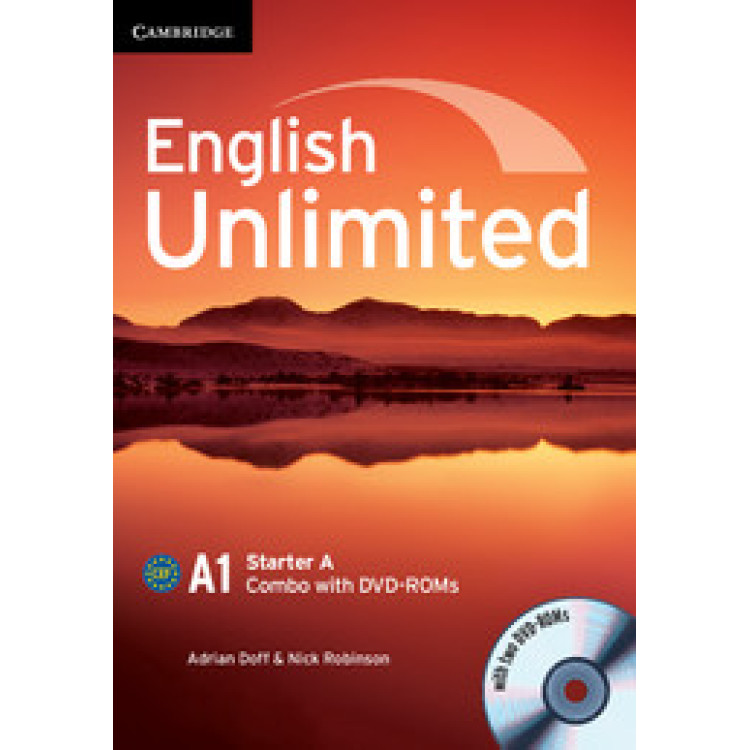 English Unlimited A1 Starter A Combo with DVD- ROMs