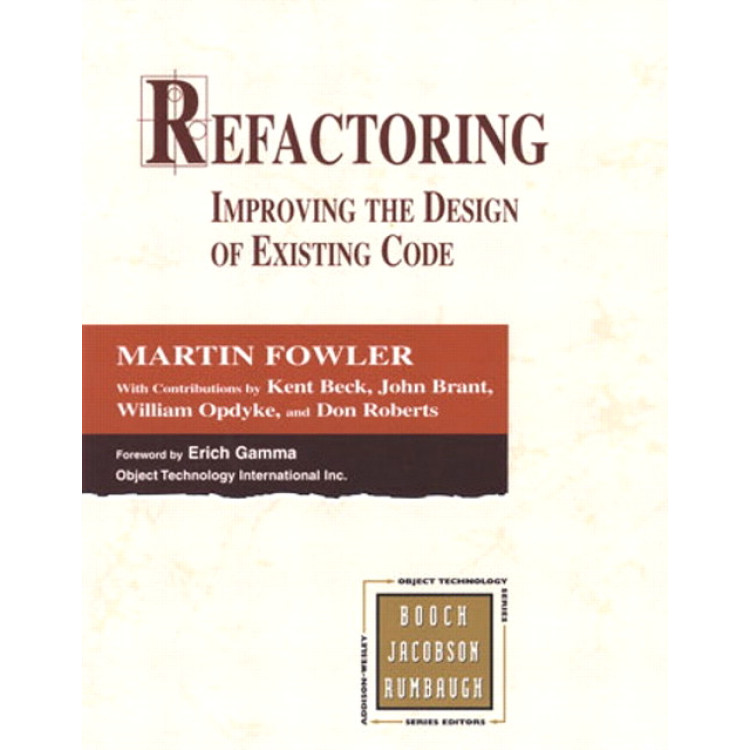 Refactoring Improving the Design of Existing Code