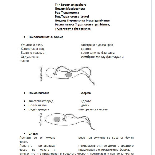 Съкратени теми (Паразитология) Съкратени теми (Паразитология)
