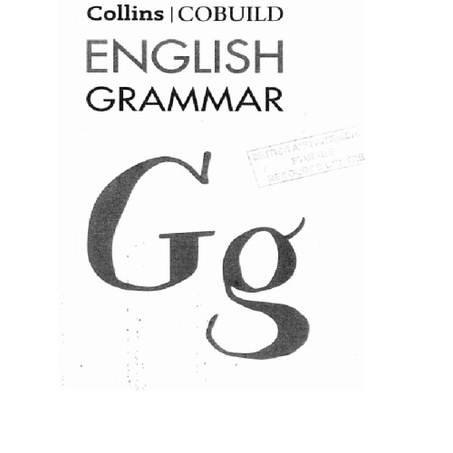 English Grammar Collins Cobuild Gg English Grammar Collins Cobuild Gg