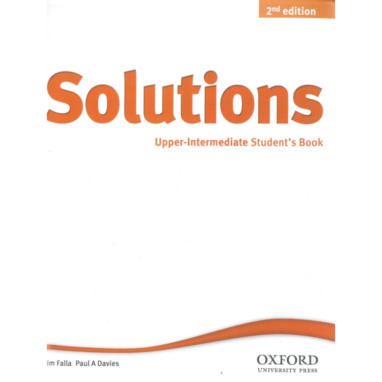 Sоlutions upper intermediate students book 2 edition Falla