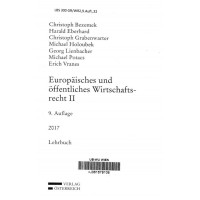 Europaisches und offentliches Wirtschaftsrecht II