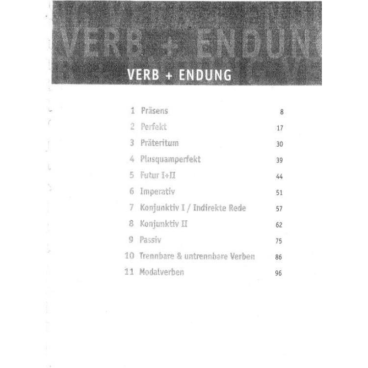 Verb + Endung