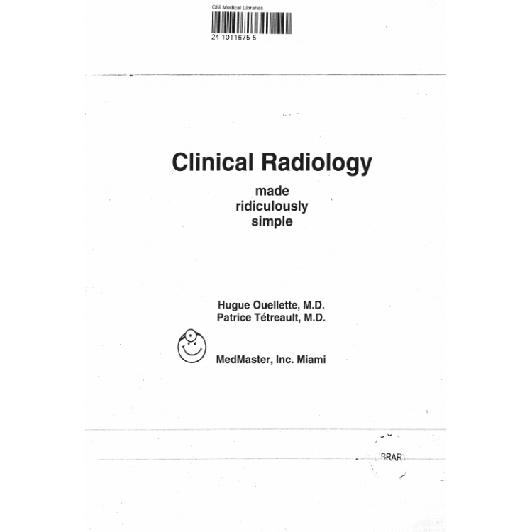 Clinical radiology made ridicuously simple