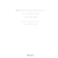 Wiley's CFA Program Exam Review - Study Guide for 2020 - Volume4