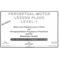 Perceptual - motor lesso plans level 1