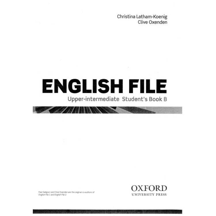 English File Upper - intermediate MultiPack B 3rd edition