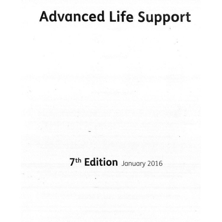 Advanced Life Support - 7th edition 2016